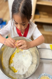 Pre-K cooking skills