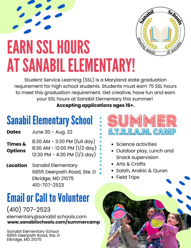 SSL Hours - Sanabil Summer STREAM Camp 2025